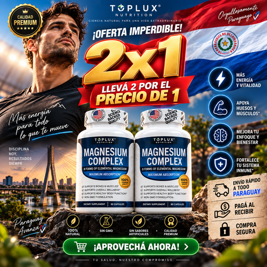 MAGNESIO COMPLEX 8 EN 1 | 2x1 🔥